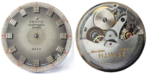 Zenith defy grey dial - zenith, diameter