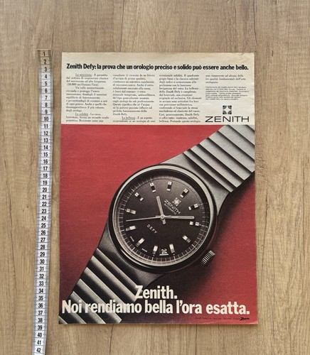 1975 zenith defy pubblicità - zenith,